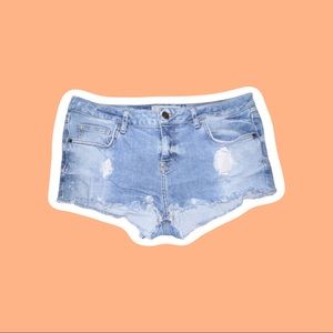 Women’s Topshop Daisy Jean Short Shorts